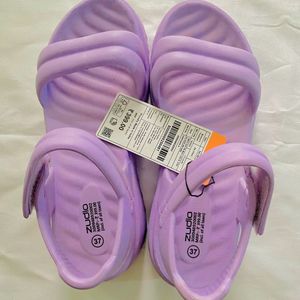 Lavender Women Sandals Zudio