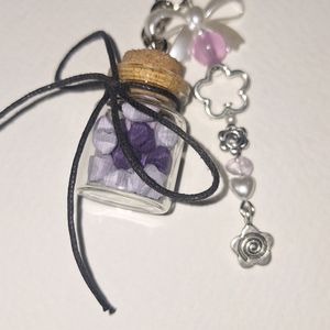 Cute Star Jar Charm (Purple)