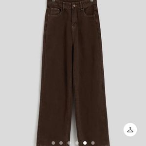 Trendy Brown Baggy Jeans