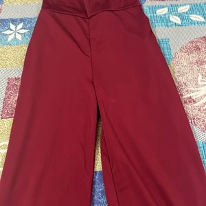 High Waist Zip Pants