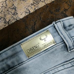 Grey Distressed Jeans For Women