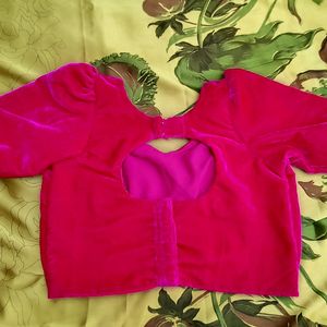 Prince Cut Blouse With Sweetheart FrontNeck Desig