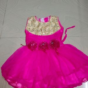 Baby Girls Pink Frock 💝