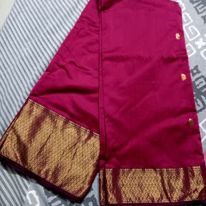 Pure Maheshwari Silk Zari Border