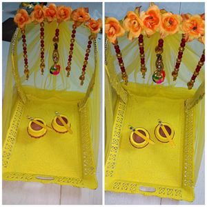 Bridal Haldi Plate / Platter