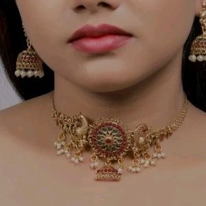 Temple Jewellery Set For Women