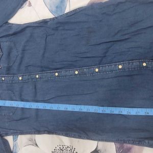 Denim Long Shirt