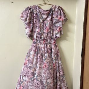 Floral Flared Dress