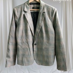 Zara Basic Check Blazer