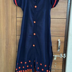 Mirror Work Embroidery Kurti