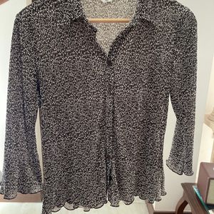 Brown Printed Shirt