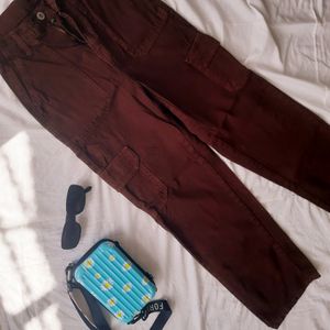 Brown Cargo Pant