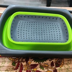 ForableDrain Basket With Adjustable Handle