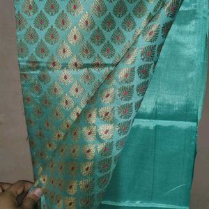 Green Beautiful Banarsi Suit