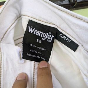 Wrangler White Jeans (W32) Unused