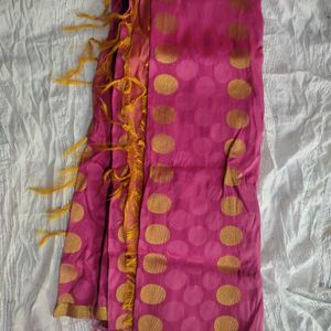 New Pink/Rose Colour Silk Saree Like Ne