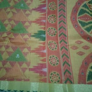 Summer Saree With Blouse Material