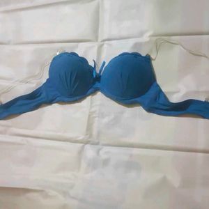 Blue Peded Bra For Women ✅