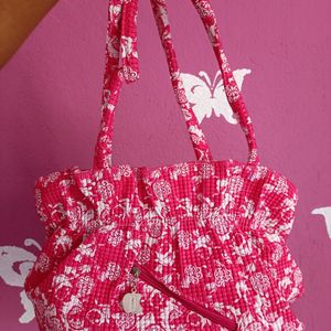 Pink And White Shoulder/Hand Bag Unused