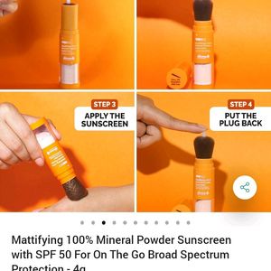 SPF50++++mattifying 100% mineral powder Sunscreen