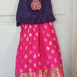 6-8 Your Girl 3 Set Of Ghagra Choli Without Chunni