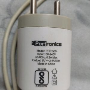 Portronics POR 539 Power Adapter Micro USB