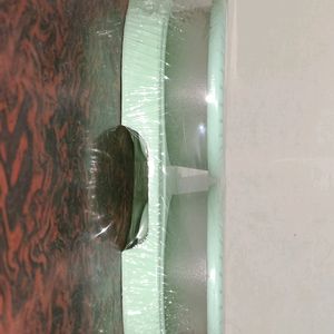 2 Glass Bowl With Lid And Tray