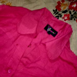 🍒 Cotton Pink Shirt For women I Bust 32