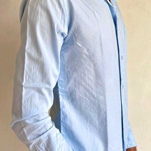 Dennis Lingo Light Blue Shirt 38 inch S Size