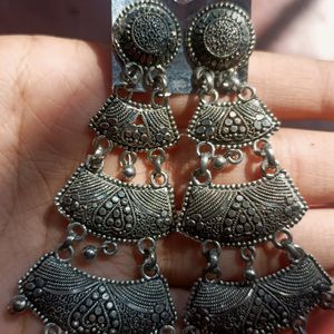 Oxidized Jhumka 🌼