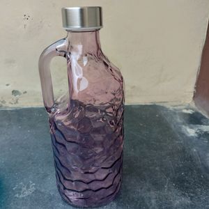 Glass Handle Water Bottle 1 Ltr (3 Pcs)