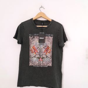 Black Casual T-Shirt (Women's)