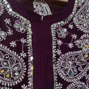 New Chikankari Kurti With Inner