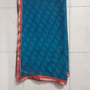 Daily Wear Blue Saree