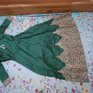 Green Party Gown Dress