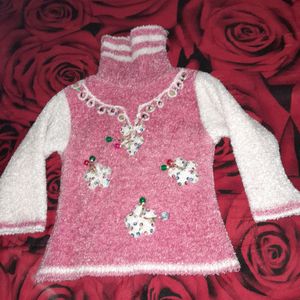 Sweater With Pant Set For Girls