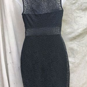 I. BLACK NET SEXY BODYCON