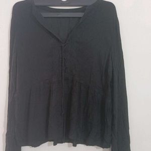 Black Top With Tussel Very Comfortable Xxl