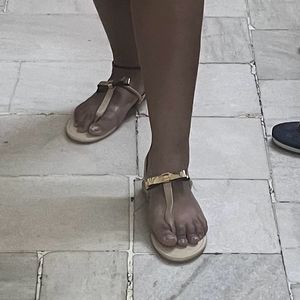 Gold Now Sandals