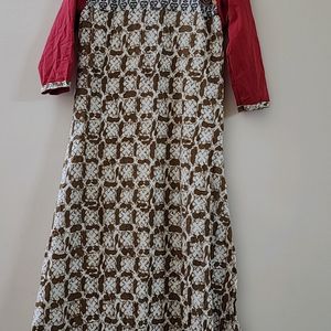 A Line Cotton Kurta