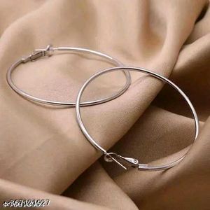 Silver Hoop Earrings