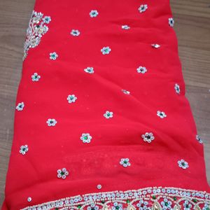 Unstitched Wedding And Special Havey Saree