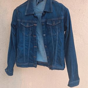 Slim Fit Tailored Indigo Dark Denim Jacket