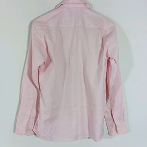 Pink Plain Formal Shirt (Men)