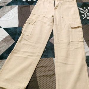 Off White Cargo Denim Jeans