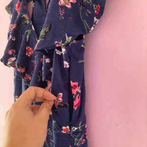 AJIO Floral Mini Dress