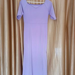 Lavender Mermaid Dress Full Length 48