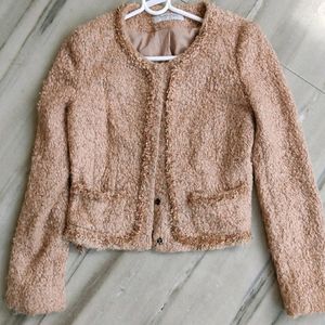 Peach Tweed Jacket