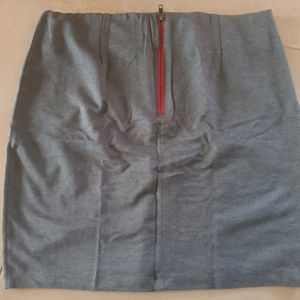 Soft Cotton Grey Skirt