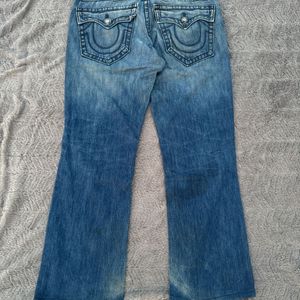 True Religion Rickie Big T Distressed Denim